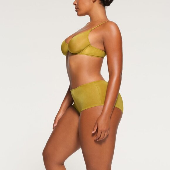 SKIMS Jelly Sheer Boy Short Lot of 2 Topaz Clay XXS - Picture 12 of 12